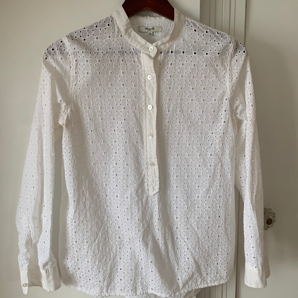 Madewell Floral Cut Out Tunic